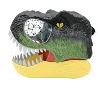 Lexibook, Maschera di Dinosauro, Mascella Mobile, Giocattolo Realistico con ruggiti ed Effetti Luminosi, Facile da Indossare, Colore Verde, RPDINO01