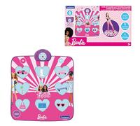 Lexibook, Mattel Barbie, Tappeto da danza elettronico Barbie, Bluetooth e luminoso con 6 modalità di gioco, Rosa, DM10BB