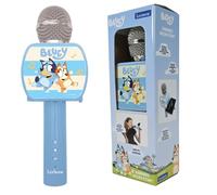 Lexibook, Microfono Bluey Senza Fili con Altoparlante, Una Funzione di Cambio Voce, Un Supporto per Telefono Retrattile e Opzione Bluetooth, Blu, MIC240BYLXB