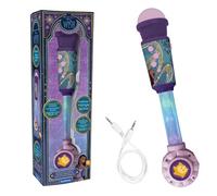 Lexibook, Microfono Luminoso Disney Wish per Bambini, Giocattolo Musicale, Altoparlante Incorporato, Effetti Luminosi, Presa Aux-in, Viola, MIC90WILXB