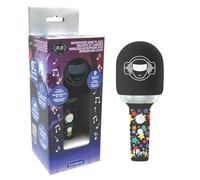 iparty iparty-MIC280 Lexibook, Microfono Senza Fili con Altoparlante e luci, 4 modificatori di Voce, Effetti di Luce Multicolore, Batteria Ricaricabile, Taglia Unica, MIC280