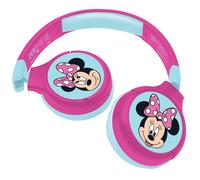 Lexibook Minnie Cuffie Bluetooth 2 in 1 per bambini stereo senza fili con cavo