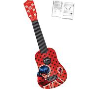 Lexibook Lexibook-K200MI Tales of Cat, Miraculous Ladybug Chat Noir, La mia Prima Chitarra, 6 Corde in Nylon per i Bambini, 53 cm, guía incluida, Rosso/Nero, Colore, K200MI