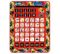 Lexibook, Miraculous Ladybug Cat Noir, tavoletta educativa bilingue interattiva, Giocattolo per Imparare Lettere Alfabeto, Numeri, Parole, ortografia e Musica, Inglese/Tedesco, Rosso, JCPAD002MIi3