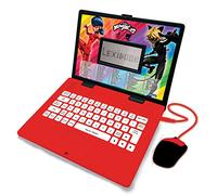 Lexibook, Miraculous Ladybug Gatto Nero, Computer Educativo Bilingue Francese/Inglese, Giocattolo Bambini con 124 Attività per imparare, Divertirsi e Giocare Pianoforte, Nero/Rosso, JC598MIi1