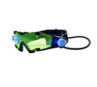 Lexibook Spy Mission, Occhiali Spia per la Visione Notturna, luci LED a Scomparsa, Vetro colorato Verde, Elastici Regolabili, Nero, Colore, Medium, RPSPY04