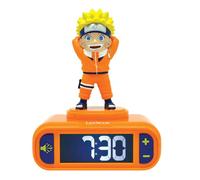Lexibook, Naruto, Sveglia con Luce Notturna Naruto, Suoni e Melodie, Schermo LCD retroilluminato, Luminoso, Funzione Snooze, RL800NALXB