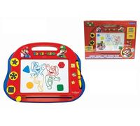 Lexibook, Nintendo Super Mario, Lavagna Magica Magnetica, Disegni Multicolore, Giocattolo Artistico per Ragazze e Ragazzi, Penna e timbri per Disegno, Blu/Rosso, CRNI550LXB