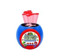 Lexibook Nintendo Super Mario Projector Clock with Snooze Alarm Function,Night L