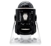 Lexibook Parlando 2-in-1 Costellazioni e immagini Planetario Proiettore, bilingue polacco-inglese, 24 immagini per scoprire lo spazio, 2 cupole costellazioni, STEM, Nero/Bianco, NLJ181i17