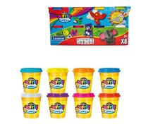 Lexibook, Pasta modellabile Morbida e malleabile - 8 Pezzi, CRDOUGH1