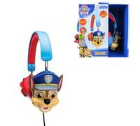 Lexibook, Pat' Patrouille, Cuffie stereo cablate pieghevoli con limitazione del volume d'ascolto Chase, Blu, HP015PA2