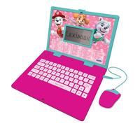 Lexibook, La Paw Patrol - Computer educativo bilingue francese/inglese, giocattolo per bambini con 124 attività per imparare, divertirsi e suonare pianoforte, rosa, JC598PAGi1