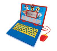 Lexibook Laptop educativo Paw Patrol JC598PAi5 – Bilingue Italiano/Inglese, 124 attività, Rosso/Blu