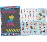 Lexibook, Paw Patrol, Lavagna Magica, Giocattolo Artistico e Creativo per Bambini e Bambine, Formato A4 con Disegni Multicolori, Blu/Rosso, CRT10PA