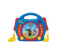 LEXIBOOK Lettore CD portatile Paw Patrol con 2 microfoni