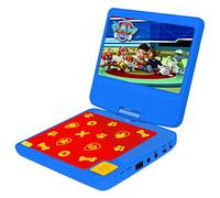 Lexibook Paw Patrol Lettore DVD portatile con schermo girevole con telecomando e cuffie 7"