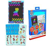 Lexibook, Paw Patrol Magic Slate, Gioco d'Arte e Artigianato per Bambini e Bambine, Formato A4 con Disegni Multicolori, Blu/Rosso, CRT10PALXB