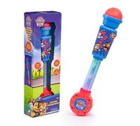 LEXiBOOK, PAW Patrol MIC90PA - Altoparlante microfono illuminato, blu/rosso | PAW Patrol microfono luminoso con altoparlante, ingresso AUX, melodie, effetti sonori e luci colorate per cantare