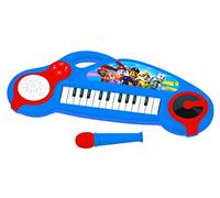 Lexibook Paw Patrol Pianoforte elettronico per Bambini con Effetti Luminosi, Microfono, Batteria, Altoparlante Incorporato, brani dimostrativi, Lettore DJ, Blu/Rosso, K704PALXB