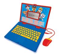 Lexibook Laptop educativo Paw Patrol JC598PAi5 – Bilingue Italiano/Inglese, 124 attività, Rosso/Blu
