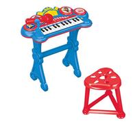 Lexibook, Paw Patrol, Tastiera elettronica con sedile, microfono, lettore MP3, effetti sonori, brani dimostrativi, Blu/rosso, K707PA