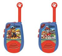 LEXIBOOK Paw Patrol due walkie-talkie fino a due chilometri con clip da cintura