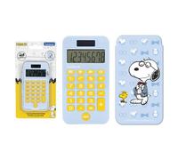 Lexibook, Peanuts, Calcolatrice Tascabile a 8 Cifre, Calcolatrice Compatta con Coperchio Protettivo, Display Facile da Leggere, Uso Scolastico e Domestico, C45PNLXB