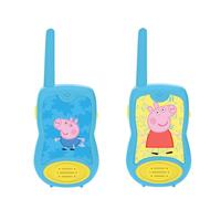 Lexibook Peppa Pig Walkie-Talkie, Clip da Cintura, 2 canali, Batteria, Blu, TW12PPLXB