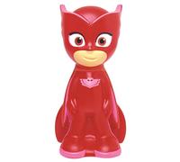 PJ Masks Lexibook Gattoboy Luce notturna LED Owlette per i bambini, Dimensioni tascabili, Batteria, Rosso/Rosa, NLJ001PJM2