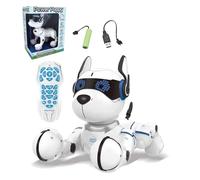 Lexibook Power Puppy - Il Mio Robot da addestramento - Robot con Telecomando, Funzione di addestramento e Controllo dei gesti, DOG01LXB