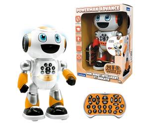 Lexibook, Powerman® Advance, Robot telecomandato giocattolo interattivo ed educativo per bambini, camminare, danza, suonare musica, racconta storie, quiz educativi, programmabile STEM, arancione,