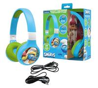 Lexibook, Puffi Bluetooth e cablate 2 in 1 con Microfono e Pulsanti di Controllo, Pieghevoli e Regolabili, Batteria Ricaricabile di Lunga Durata, Blu/Verde, HPBT010SFLXB