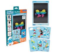 Lexibook, Puffi, Lavagna Magica, Giocattolo Artistico e Creativo per Bambine e Bambini, Disegni Multicolori, Schermo da 28 cm, Include 1 Pennino e 6 Stencil, Blu, CRT10SFLXB