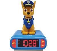 Lexibook-RL800PA Lexibook-Sveglia Digitale La Squadra dei Cuccioli Luce Notturna Snooze e Suoni, Orologio per Bambini, Chase Luminoso Paw Patrol Marshall Cane-Blu/Rosso, Batterie Non Incluse, Colore