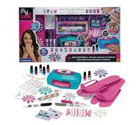 Lexibook, Salon Style Deluxe - Set per Manicure e Pedicure, Rosa Blu, CRSS32