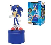 Lexibook, SEGA Sonic The Hedgehog, Luce notturna tascabile a LED per la cameretta dei bambini, luce soffusa, a batteria, Blu, NLJ01SN