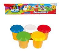 Lexibook, Set da 5 Paste modellabili Softee: Colori Classici, CRDOUGH2