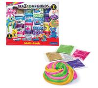 LEXIBOOK, Set of Various Elastic Modeling Textures, Pink Green Yellow Purple Blu