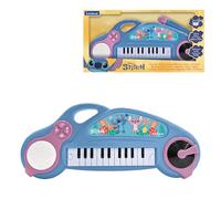 Lexibook, Set tastiera elettronica Disney Stitch, microfono incluso, 4 diversi effetti sonori, 22 melodie integrate, volume regolabile, K704D