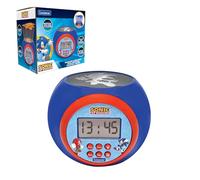 Lexibook Sveglia proiettore Sonic RL977SN – luce notturna timer, snooze, LCD, a batteria, Blu