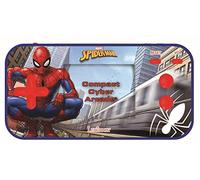 Lexibook, Spider-Man, Cyber Arcade compatto, console portatile, 150 giochi, schermo LCD a colori, funzionamento a batteria, blu/rosso, JL2367SP