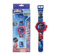 Lexibook - Spider-Man Schermo digitale per orologio a proiezione regolabile - 20 immagini Spider-Man - per Bambini/Ragazzi - Rosso e Blu - DMW050SPLXB