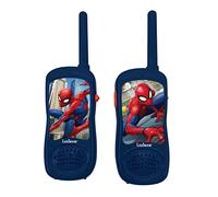 Lexibook Spiderman, walkie talkie, gioco di comunicazione per bambini, gioco di comunicazione per bambini, clip da cintura, funzionamento a batteria, rosso e blu, TW11SP, taglia unica, modello assortito
