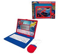 Lexibook, Spiderman, Computer educativo bilingue olandese e francese, 164 attività, matematica, giochi di logica, modalità musica, schermo LCD, design Spiderman, rosso/blu, JC601SPi10LXB