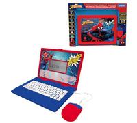 Lexibook, Spiderman, Computer Portatile Educativo Bilingue Inglese e Francese, 164 Attività, Matematica, Giochi di Logica, Modalità Musica, Schermo LCD, Rosso/Blu, JC601SPi1LXB