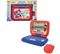 Lexibook, Spidey, Computer Portatile educativo bilingue Francese/Inglese, 40 attività, Metodo sillabico e giocoso, 3 Storie animate, Tastiera e Mouse realistici, JC398SPi1