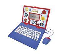 Lexibook, Spidey e i suoi incredibili amici, computer portatile bilingue ed educativo francese/inglese, giocattolo per bambini, 170 attività per imparare, rosso/blu, JC599SPi1LXB