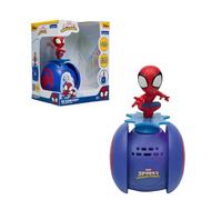 Lexibook, Spidey, Il mio compagno scorrevole, equilibrio su una ruota con effetti luce e suono, attivazione con battito di mani o movimento, suono on/off, figura 3D Spidey, rosso/blu, ROB01SPLXB