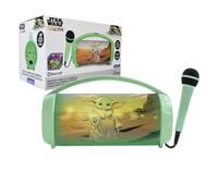 Lexibook, Star Wars, Altoparlante Bluetooth Karaoke, Verde, BTP585SWZLXB